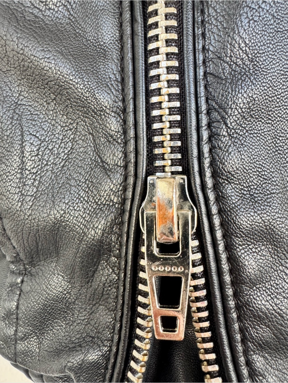 BLANKNYC Black Faux Leather Moto Jacket | Silver Hardware | Size Large - Picture 5 of 5